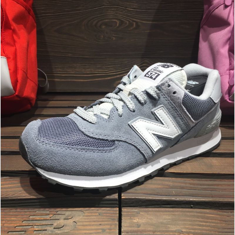 New Balance/NB 新百伦专柜正品百搭复古鞋经典配色2016秋季新款ML574CPU/TR/VIA/VIC 灰色/蓝色 42.5码