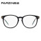 帕森 板材框金属镜架眼镜架 男女复古文艺眼镜框 可配近视 情侣 新品56028 黑色
