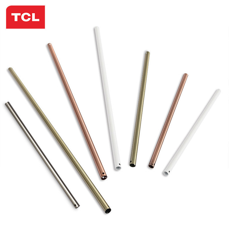 TCL吊扇灯吊杆 加长吊杆 风扇灯吊杆40/50/60/80 /100青铜色/沙镍色 吊杆100cm青铜色