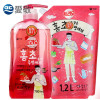 爱敬 石榴红醋餐具清洁剂套盒（石榴红醋餐具清洁剂700ml+石榴红醋餐具清洁剂1.2L）