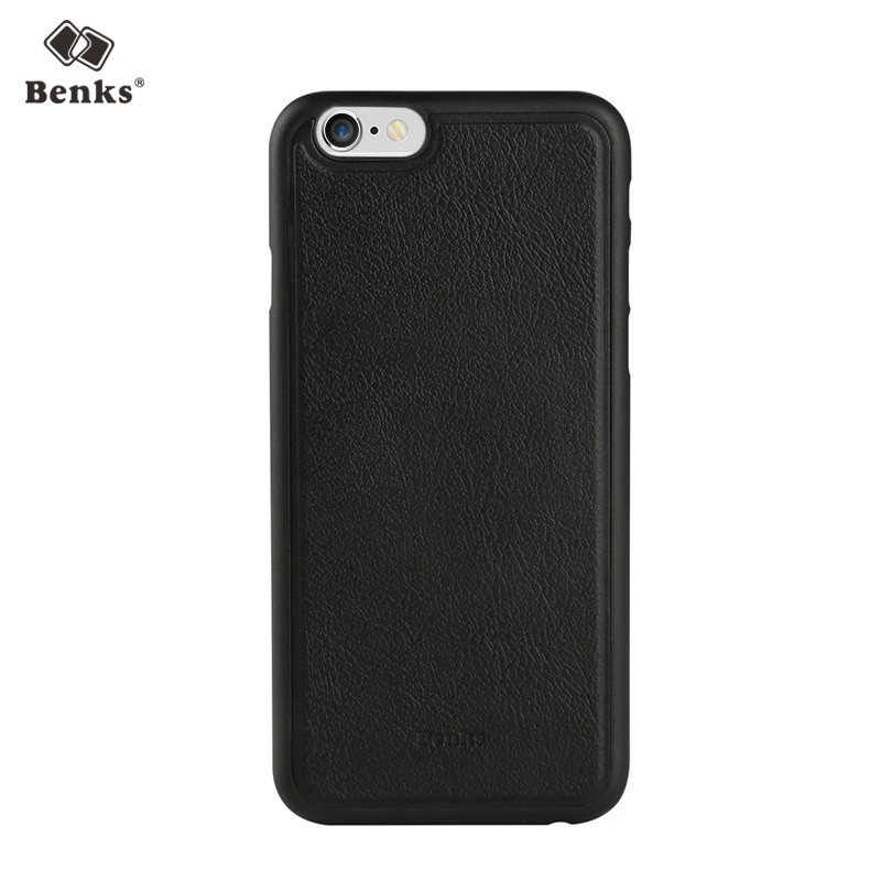 Benks 苹果6防摔全包手机壳 iPhone6sPlus车载磁吸磁性支架壳保护套 4.7寸【绅士黑】
