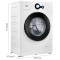 TCL 滚筒洗衣机 XQG65-Q100 芭蕾白