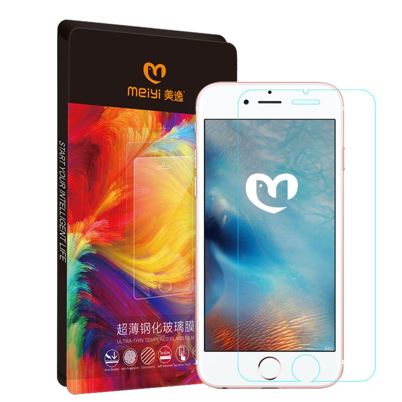 美逸 苹果iPhone7 Plus钢化膜 手机屏幕贴膜 高清保护玻璃膜5.5英寸-0.33mm 5.5英寸