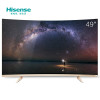 海信VIDAA（Hisense）LED49V1U 49英寸 4K 64位真14核HDR 16GB 金属智能(香槟金)