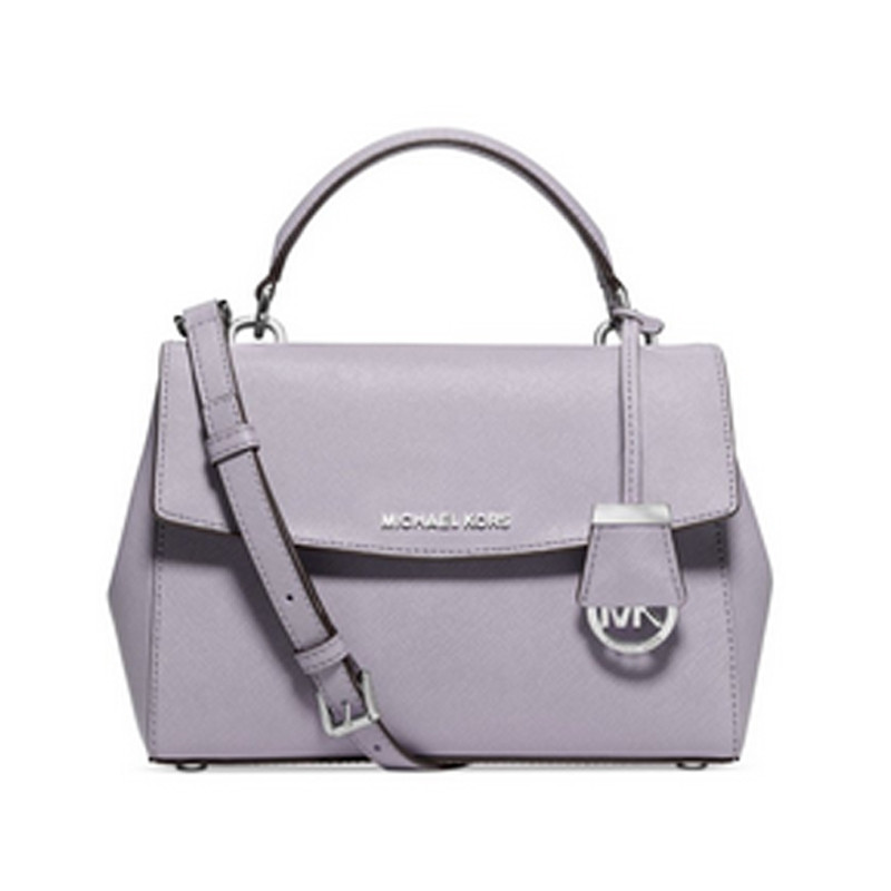 迈克·科尔斯(MICHAEL KORS)Ava系列中号手提包十字纹单肩女包30T5GAVS3LMK女包 丁香紫