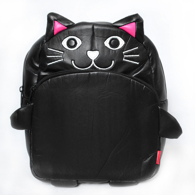 sukityan诗克恰幼儿动物造型卡通书包pu双肩包男女童小班背包 1-3岁 红色