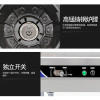 lecon/乐创洋博 1.30米商用燃气灶双灶带尾不锈钢猛火灶煤气爆炒炉饭店炒炉灶台节能