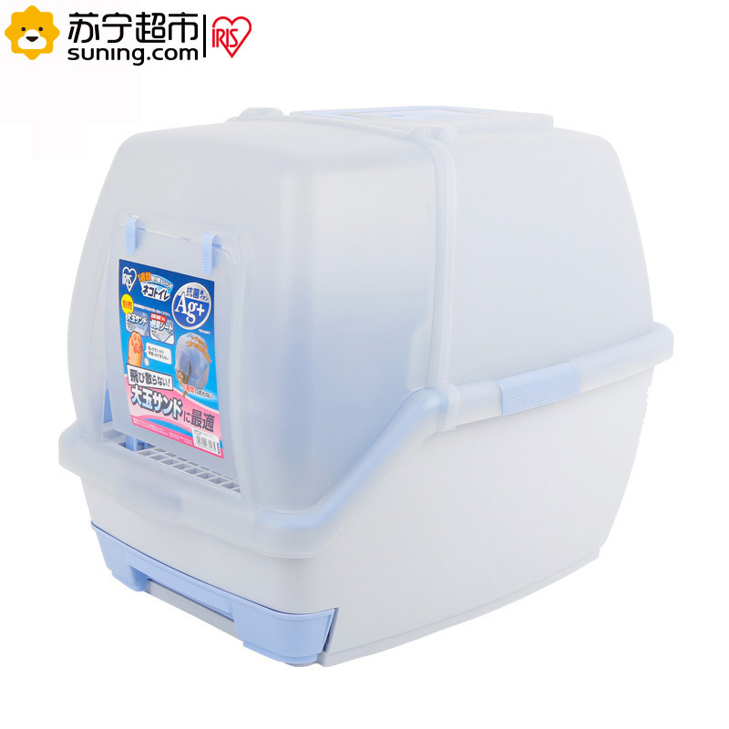 爱丽思IRIS 防臭猫砂盆 宠物厕所 双层全封闭TIO-530FT