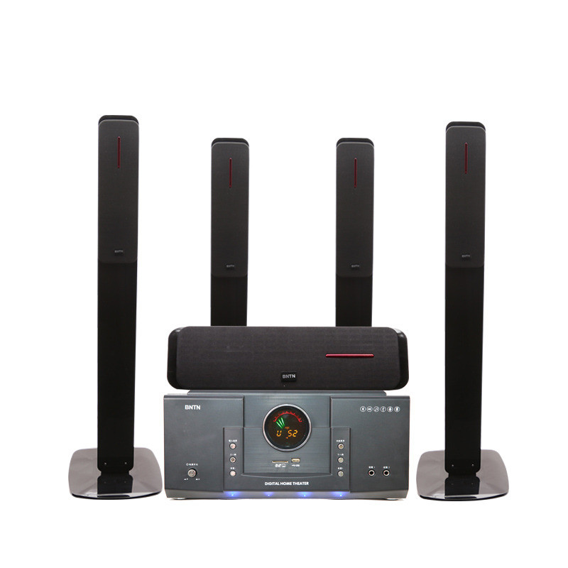 奔腾（BNTN）5.1声道木箱家庭影院 音响组合电视套装 家用KTV音响功放光纤同轴 卡拉ok木箱影院