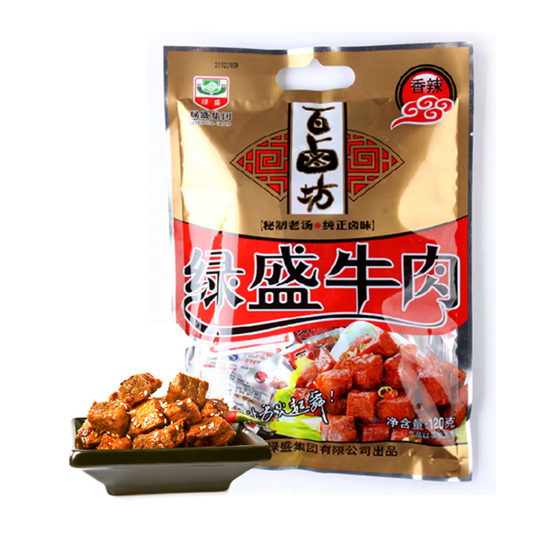绿盛百卤坊牛肉(香辣味)120G