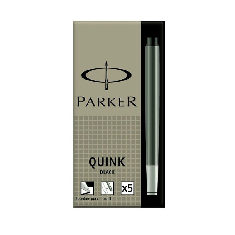 派克(PARKER)标准装墨水芯 黑色