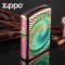 原装正品芝宝zippo打火机 盔甲机珍藏款 彩冰螺旋 特殊底刻 28883
