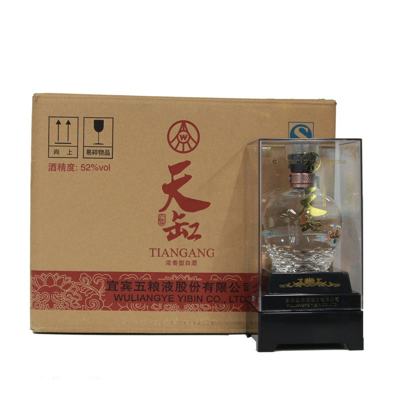 五粮液出品 天缸 52度 浓香型白酒 500ml*6 整箱装
