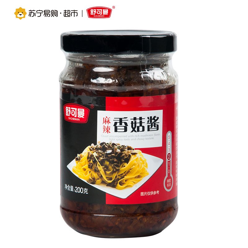 舒可曼香菇酱麻辣味200克