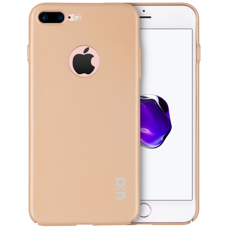 优加 iPhone7plus肤感硬壳（漏logo） 金色