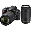 尼康(Nikon) D5600（18-140mm+AFP70-300G）数码单反相机 双镜头套装 约2416万像素