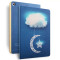 苹果ipad4保护套ipad3 ipad2卡通保护壳苹果平板ipad4休眠皮套支架超薄 星空云朵iPad2/3/4