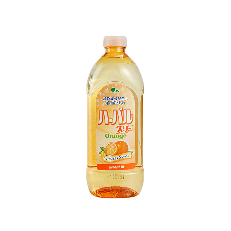 【苏宁易购超市】美净荣浓缩型香橙味去油洗洁精(替换装)450ml
