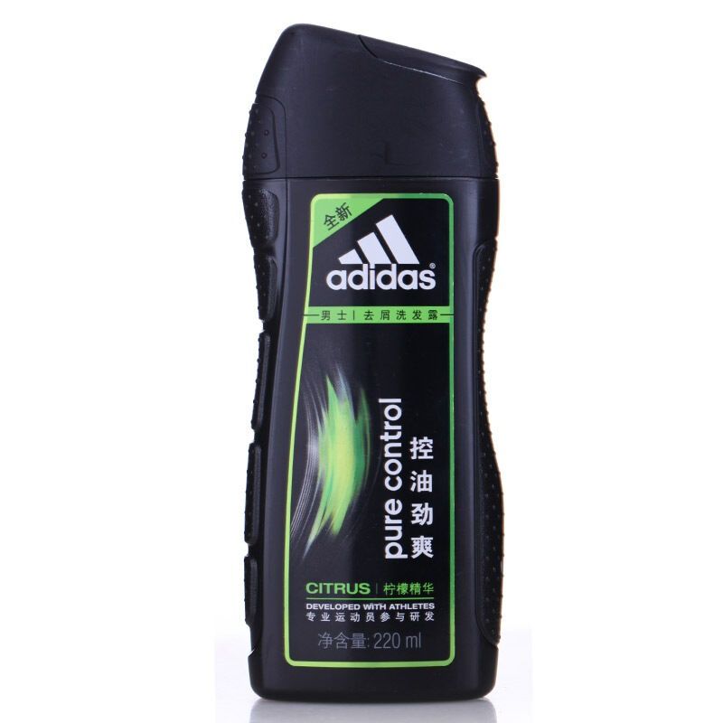 阿迪达斯男士控油劲爽 去屑洗发露 220ml