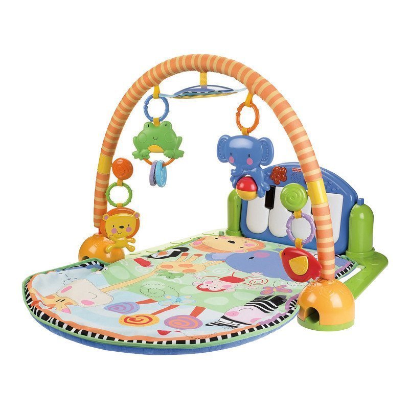 费雪Fisher Price 早教益智玩具 欢乐成长之脚踏钢琴健身器 W2621