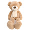 怡多贝EVTTO 正版美国大熊围巾熊大熊毛绒玩具布娃娃泰迪熊公仔女生礼物抱抱熊生日礼物毛毛熊1米 100cm 棕色围巾泰迪熊