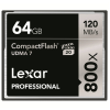 雷克沙（Lexar）CF卡64G 800X读120MB/s写45MB/s单反相机存储卡（LCF64GBCRBAS800）