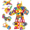 悦乐朵儿童磁力片积木玩具百变提拉磁铁拼装建构片磁性积木车轮组套装早教益智玩具送宝宝男孩女孩生日礼物3-6-12周岁