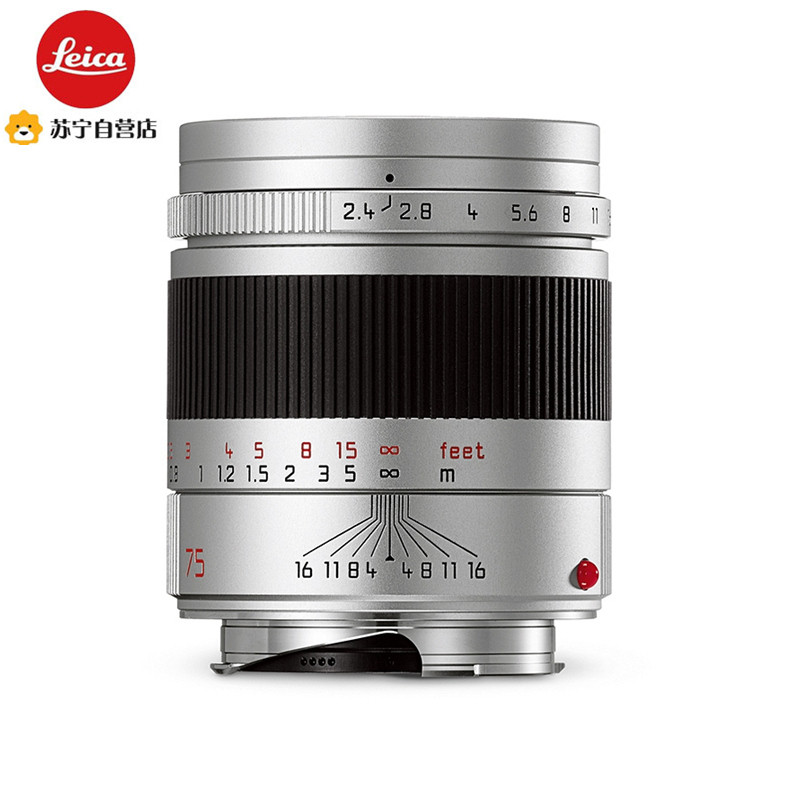 徕卡(Leica) M镜头徕卡卡口 远摄定焦 46mm口径M75mm/f2.4. 银色11683