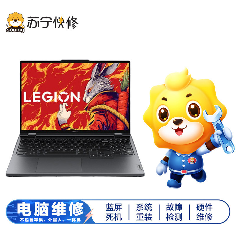 电脑重装系统 死机 蓝屏 不开机 系统崩溃 软件闪退（笔记本、一体机使用）【苏宁自营 非原厂到店安装】
