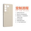 OPPO Reno 10 定制肤感硅胶手机壳(古董白)【传图定制 包邮到家】