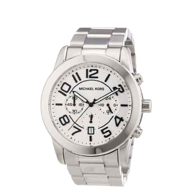 MichaelKors/MK迈克·科尔斯手表 时尚钢带圆盘三眼石英表 男 MK8326系列 MK8290