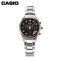 Casio/卡西欧休闲时尚金属表带潮流石英表情侣表EF-530P-1A EF-530P-1A