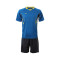 etto英途短袖足球服套装光板球衣吸湿排汗比赛服训练队服SW1120 3XL 蓝色