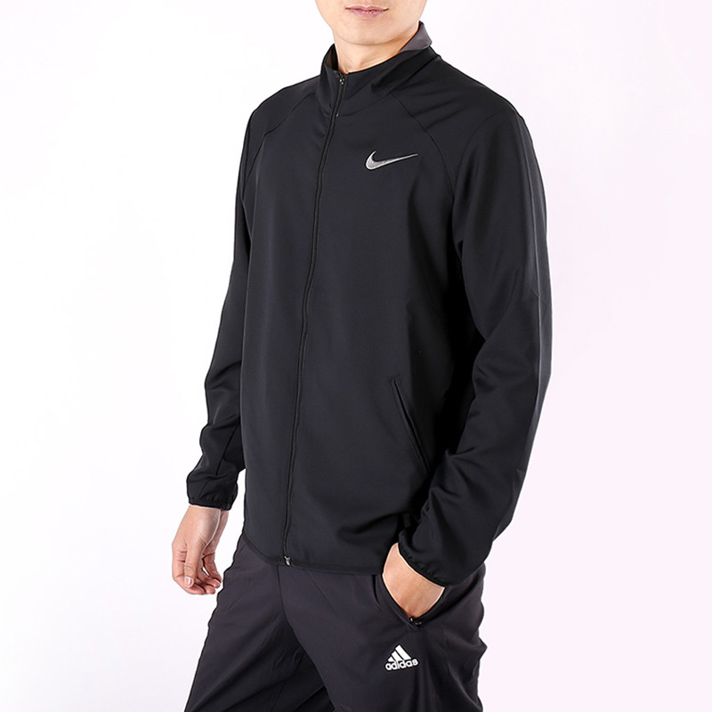 Nike/耐克 男装 新款时尚休闲运动服跑步训练夹克AR2192-010 727325-010 BV2759-010 800200-010/立领 2XL(185/100A)