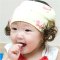 0-1岁韩国婴儿发带发饰春夏秋季女童女宝宝假发带儿童拍照头饰2017新品简约小清新多款多色可选 珍珠花蕾丝心形假发带黄