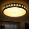 君泉(JunQuan) LED吸顶灯元卧室灯现代简约创意卧室灯温馨灯客厅灯具 黑超薄天圆40cm/30W白光