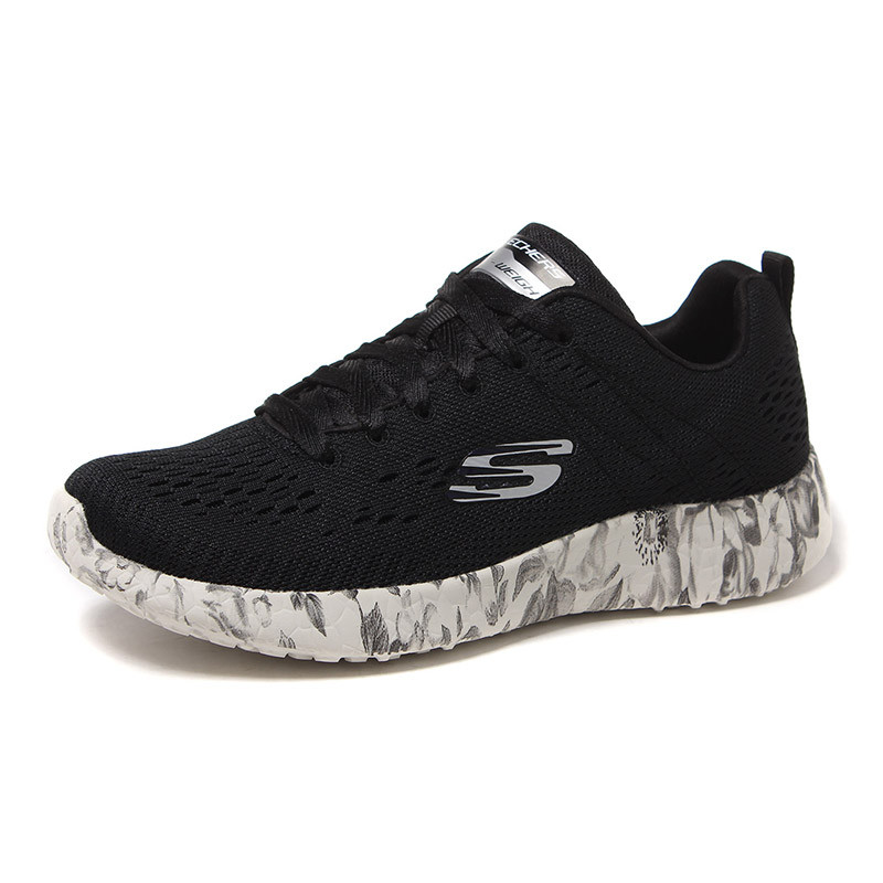 SKECHERS 斯凯奇2017新款女鞋训练鞋运动鞋综合训练12739/B KW 黑色 37码