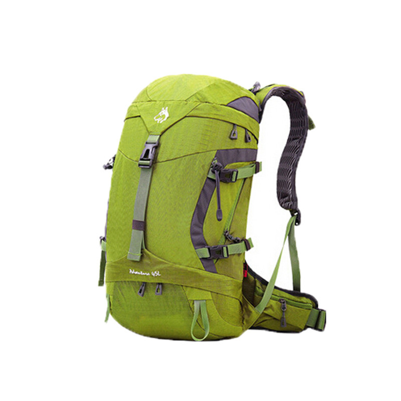 嘟嘟美倍尔 防水户外男女登山包 户外背包 背包双肩包 36L-55L 绿色