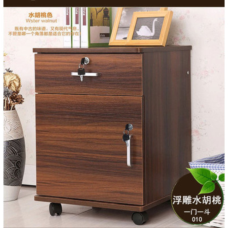 淮木（HUAIMU）简易床头柜简约柜柜简约现代收纳柜系储物柜宿舍床边卧室床边柜 水胡桃一斗一柜