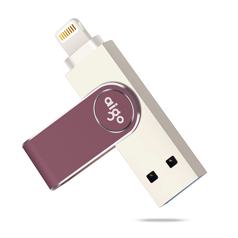 爱国者（aigo）苹果U盘U365-64G(咖啡金)
