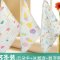 适用于0-3岁宝宝2017新品春季婴儿口水巾新生儿洗脸巾毛巾宝宝小方巾手帕婴幼儿纱布口水巾可爱卡通小清新 0-3岁 3条装（冰激凌+小灰鱼+云朵伞