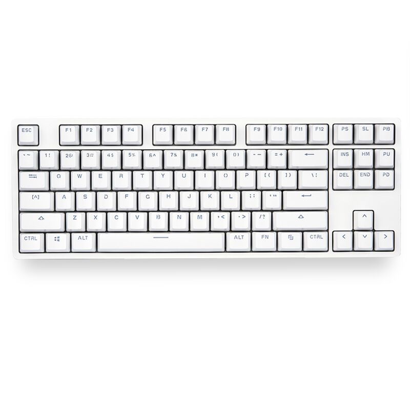 小米（MI）生态链悦米87键机械键盘 MK01 白色
