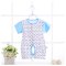 2017新品夏天婴儿连体衣夏季薄新生儿衣爬服婴幼儿短袖哈衣0-1岁3男女宝宝夏装可爱卡通简约休闲内衣 66cm(66码（建议身高59-66cm) 粉色小蜜蜂