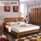易达彼思 实木床双人床1.8米 现代中式简约高箱储物实木床婚床 1.8米框架床