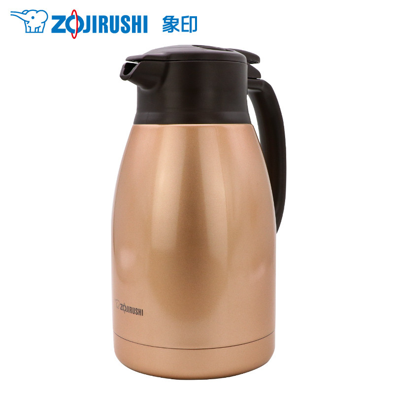 象印(ZO JIRUSHI)保温壶 SH-HA15C-NZ 真空304不锈钢大容量家用保温水壶保温壶 金铜色 1.5L