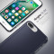 RingKe苹果7手机壳超薄iphone7plus防摔套男女款韩国潮牌创意全包 亮黑色【iPhone7Plus5.5寸】现货
