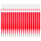 PaperMate 缤乐美意趣中性笔笔芯NMR1 0.5mm红纸盒装20支 商务办公学生学习用品 日常书写替换芯 红色