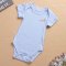 婴儿连体衣服夏季新生儿三角爬服包屁衣男女宝宝短袖薄款哈衣2017新品夏季可爱简约休闲居家连体衣夏天 73cm(73cm/建议62-70cm 信封式萌宠乐园