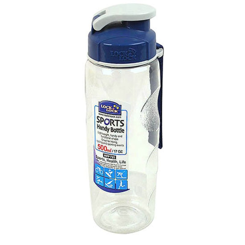 乐扣乐扣（lock&lock）500ML 塑料水杯杯子运动杯 HPP721 不保温 500ML
