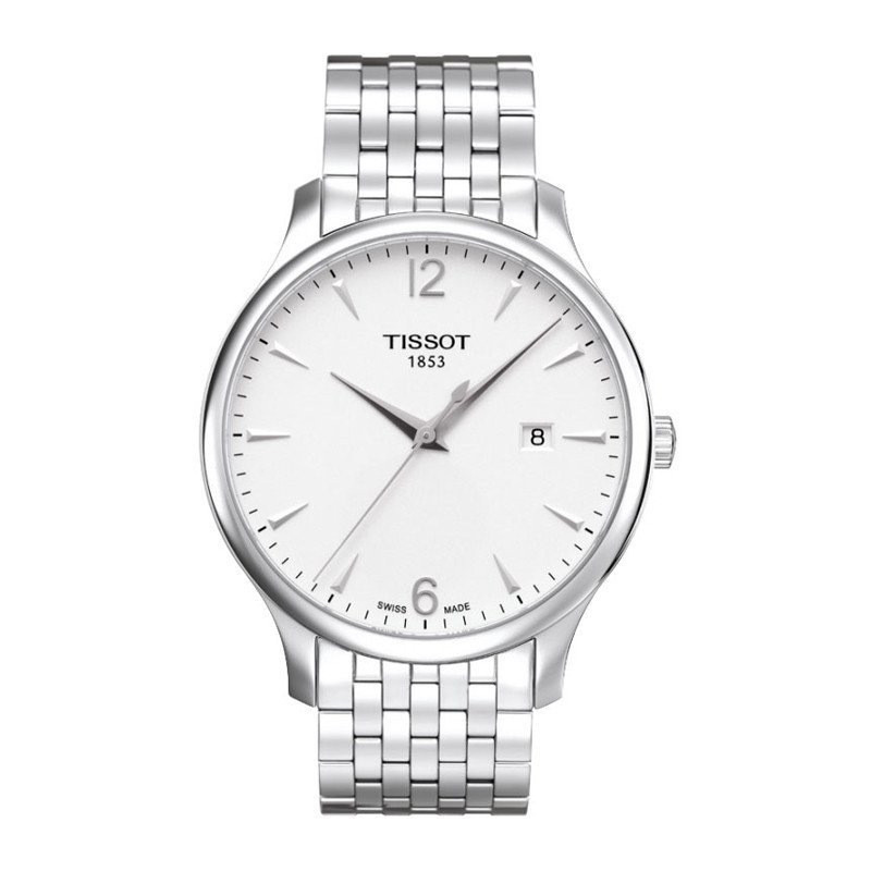天梭(TISSOT)俊雅系列钢带石英男表T063.610.11.037.00钢带瑞士1494152567876 T063.610.11.037.00(白盘)